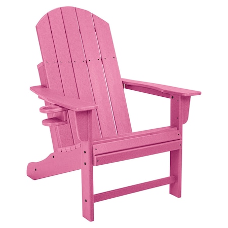 Dura Patio Heavyduty Adirondack Chair, Pink Heavyduty Pink